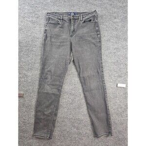 Hollister Jeans Women's 13R High Rise Skinny Stretch Black Denim 31x29